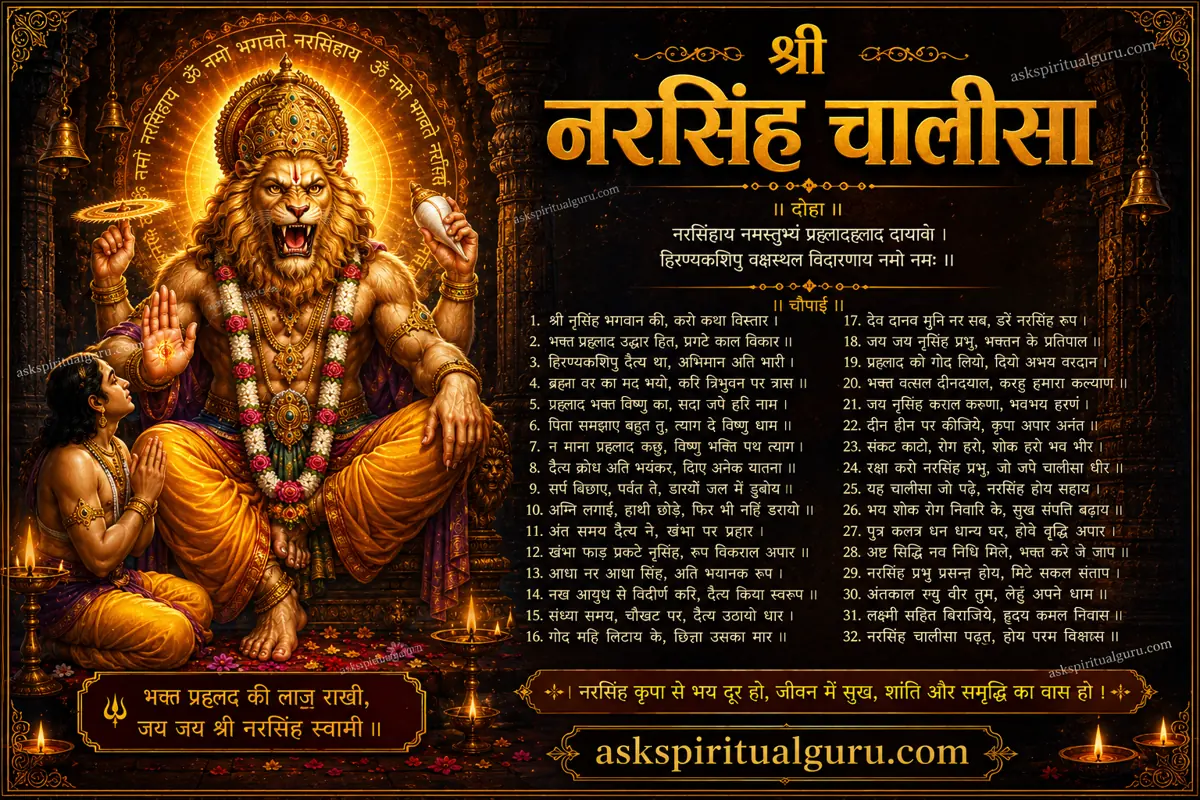 श्री नरसिंह चालीसा (Narasimha Chalisa)