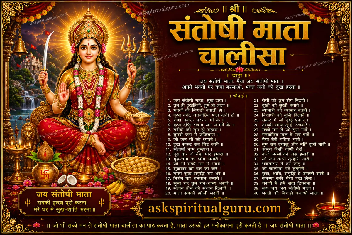 श्री संतोषी माता चालीसा (Santoshi Mata Chalisa)