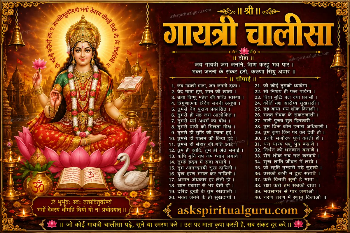 श्री गायत्री चालीसा (Gayatri Chalisa)