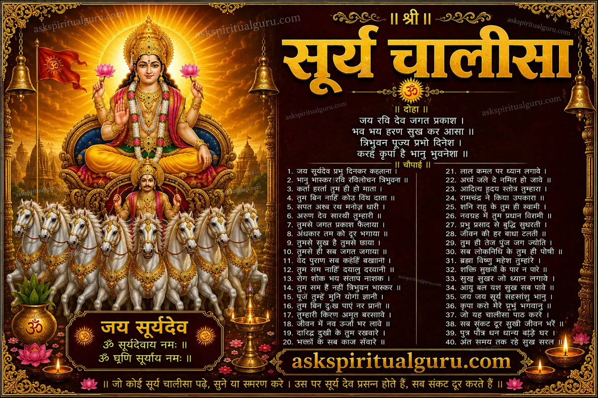 श्री सूर्य चालीसा (Surya Chalisa)